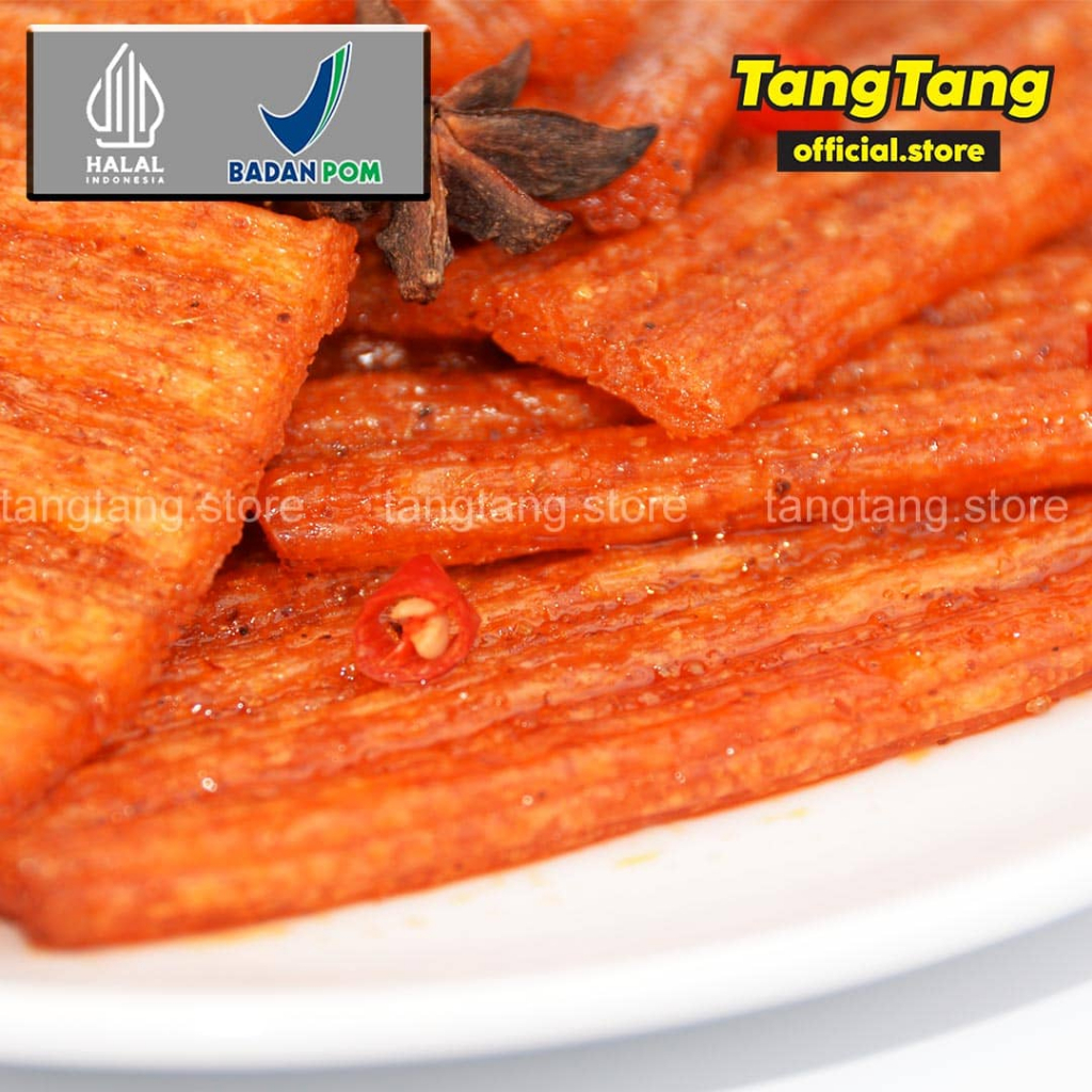 

Tang Tang COD HALAL |BPOM Gluten Spicy Stick Tofu Cemilan Snack Termurah Jajanan Pedas Kekinian Snack Murah Family Snack Pedas Korea Cemilan China Halal