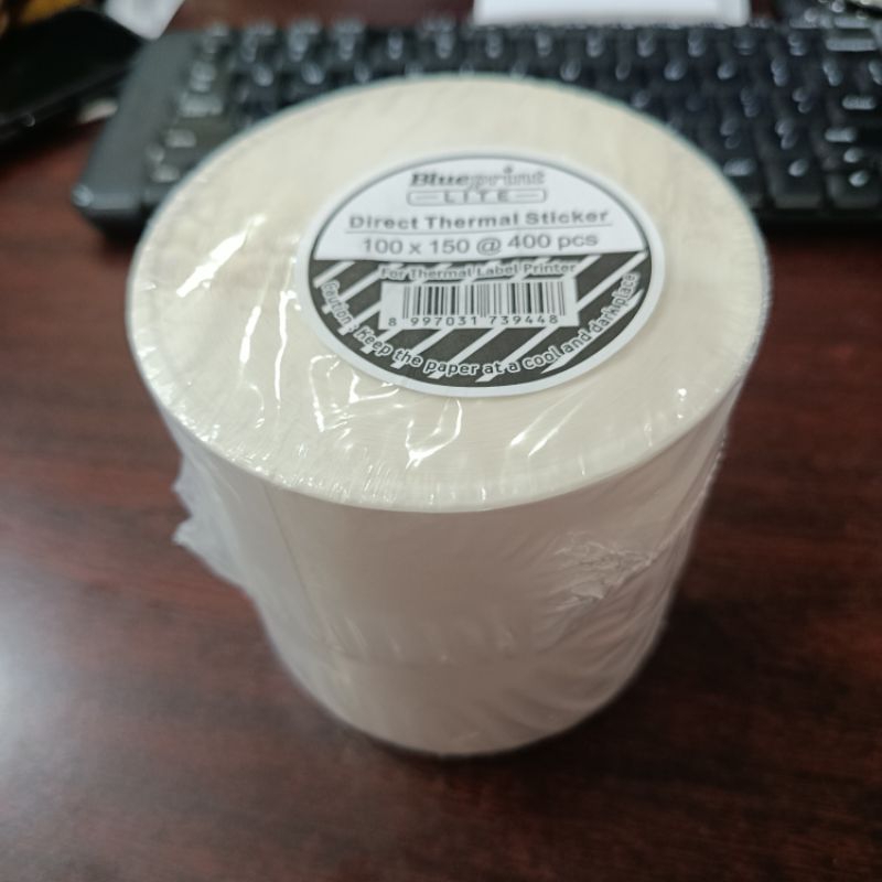

Thermal Direct Label/Kertas Label Stiker Blueprint/100 x 150 MM isi 400 - 100*150