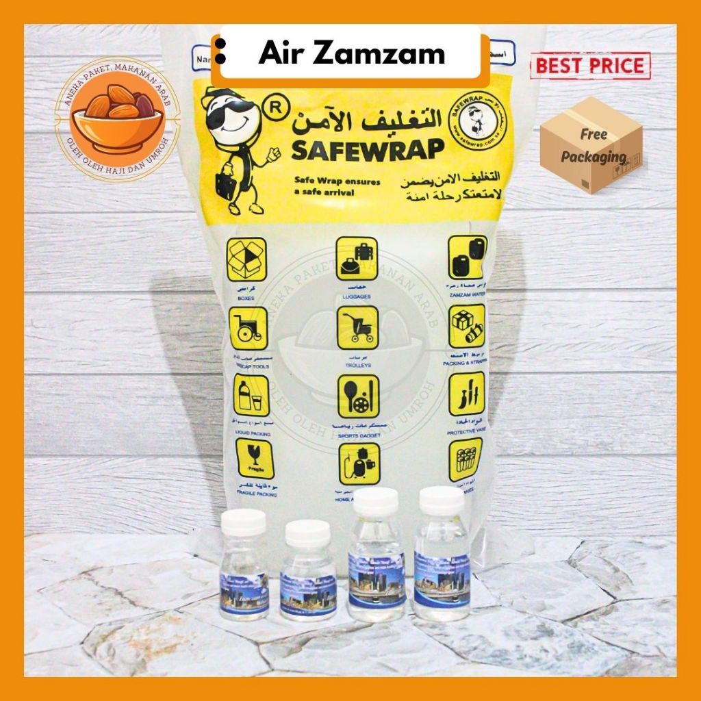 

Air zamzam isi 30ml 40ml 60ml 70ml | Oleh Oleh Haji dan Umroh