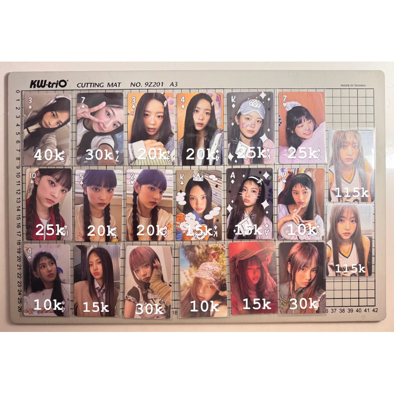 NEW JEANS OFFICIAL PHOTOCARD SG23 ALBUM HAERIN BAG JERSEY MURAH