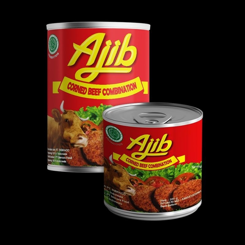 

kornet ajib 340 gr // kornet daging sapi 340 gram