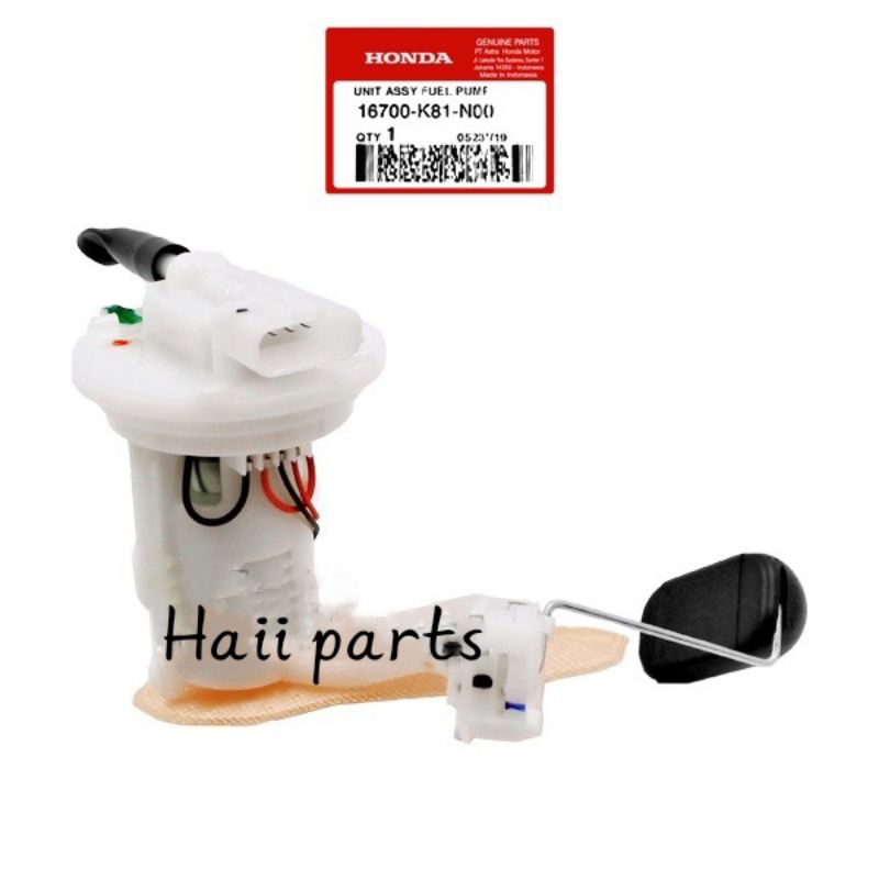 Pompa bensin fuel pump Beat sporty Scoopy ESP original AHM 16700K81N00 16700K81N01