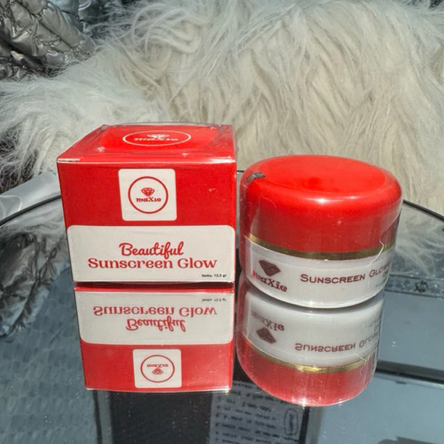 MAXIE SUNSCREEN GLOWING CREAM BPOM / SUNSCREEN MAXIE