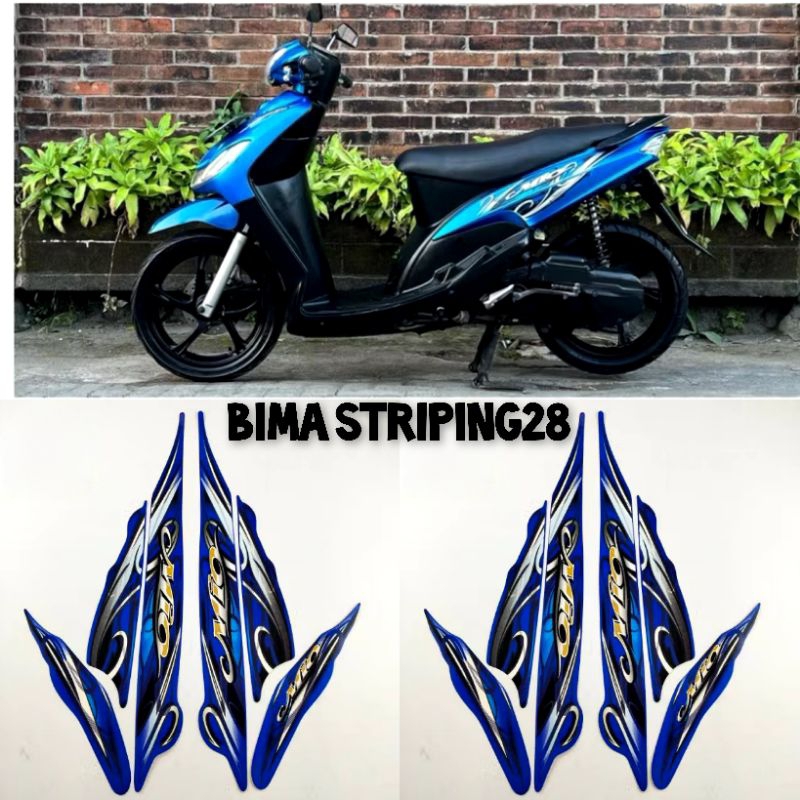 Sticker Striping Body Motor Yamaha Mio Sporty 2010