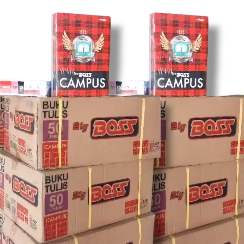 

GROSIR Buku Tulis Big Boss 50 Lembar 1 dus (16 pack)