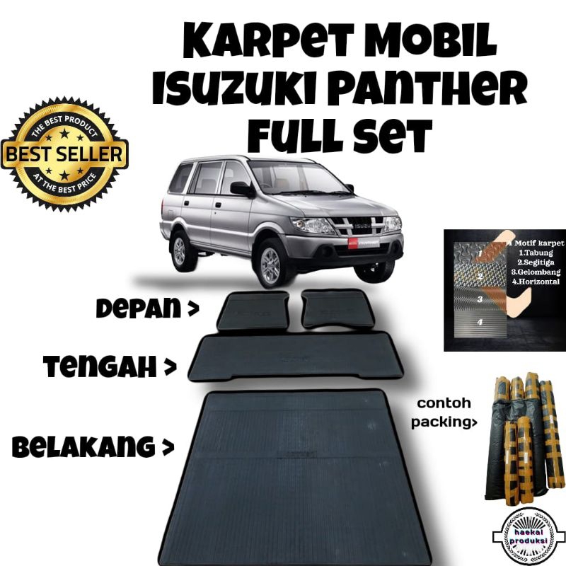 Karpet Mobil Suzuki panther kotak full set / matras lalaki mobil Suzuki panther kotak
