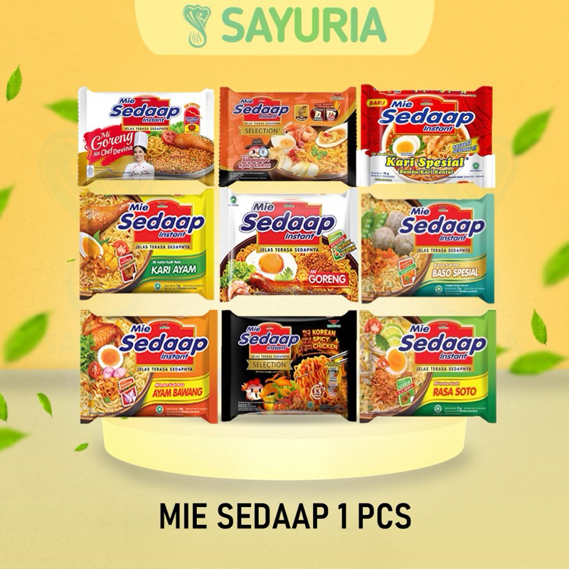 

MIE SEDAAP 1 PCS