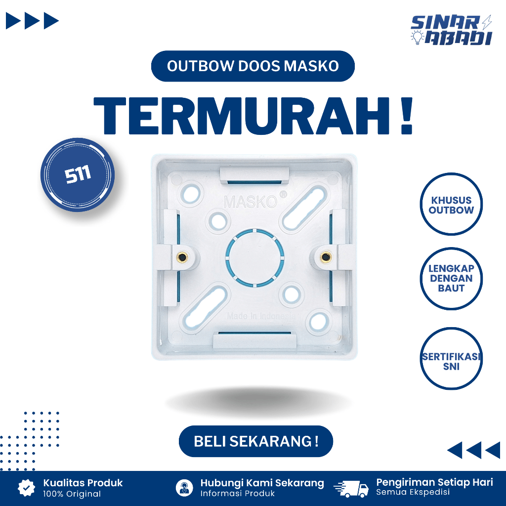 Masko Outbow Doos / OB Dus / Imbodus (Tanpa Baut)