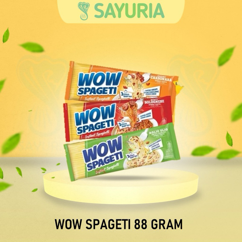 

WOW SPAGETI BOLOGNISE 88 GRAM