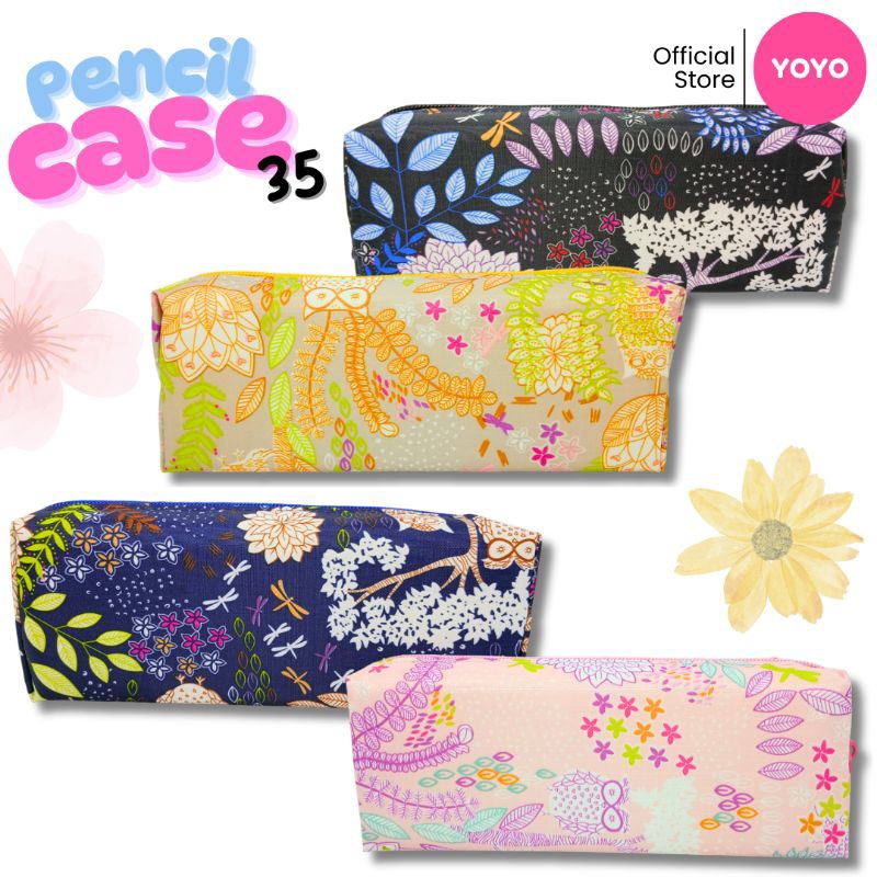 

YOYO Tempat Pensil Aesthetic BUNGA FLOWER Kotak Pensil Anak Perempuan
