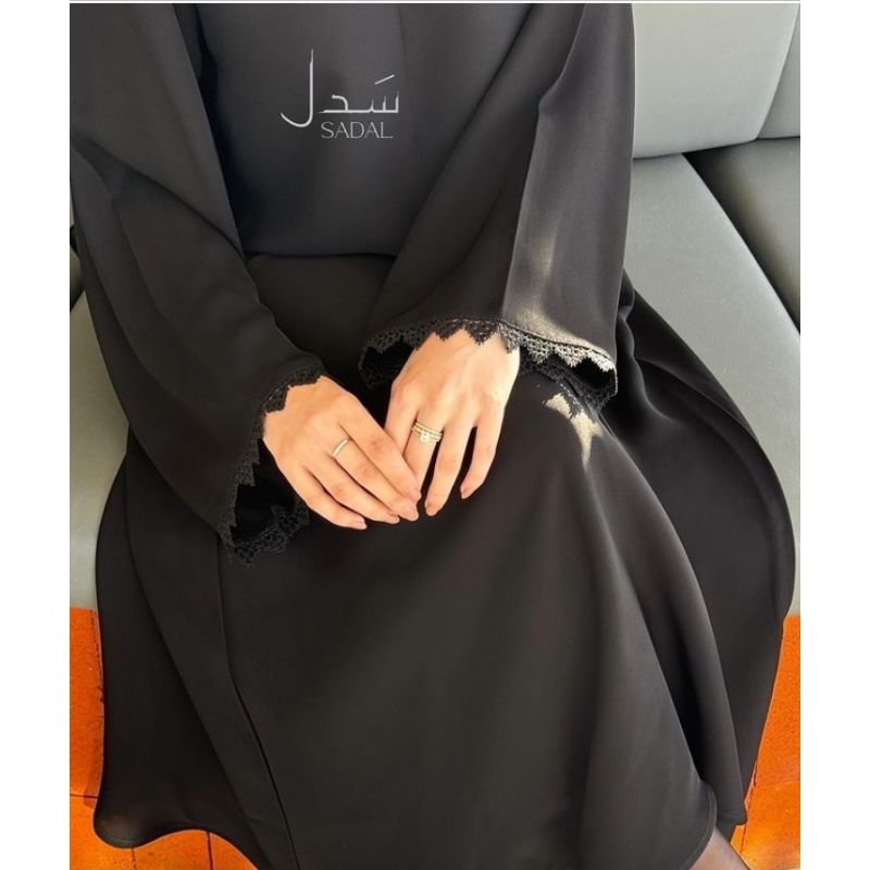 abaya black/abaya bordir/basic abaya/ abaya turki/abaya style/abaya terbaru/kekinian