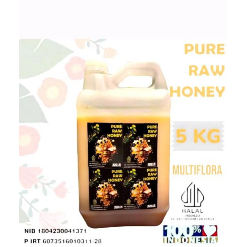 

madu murni Nektar Multiflora madu asli 5KG