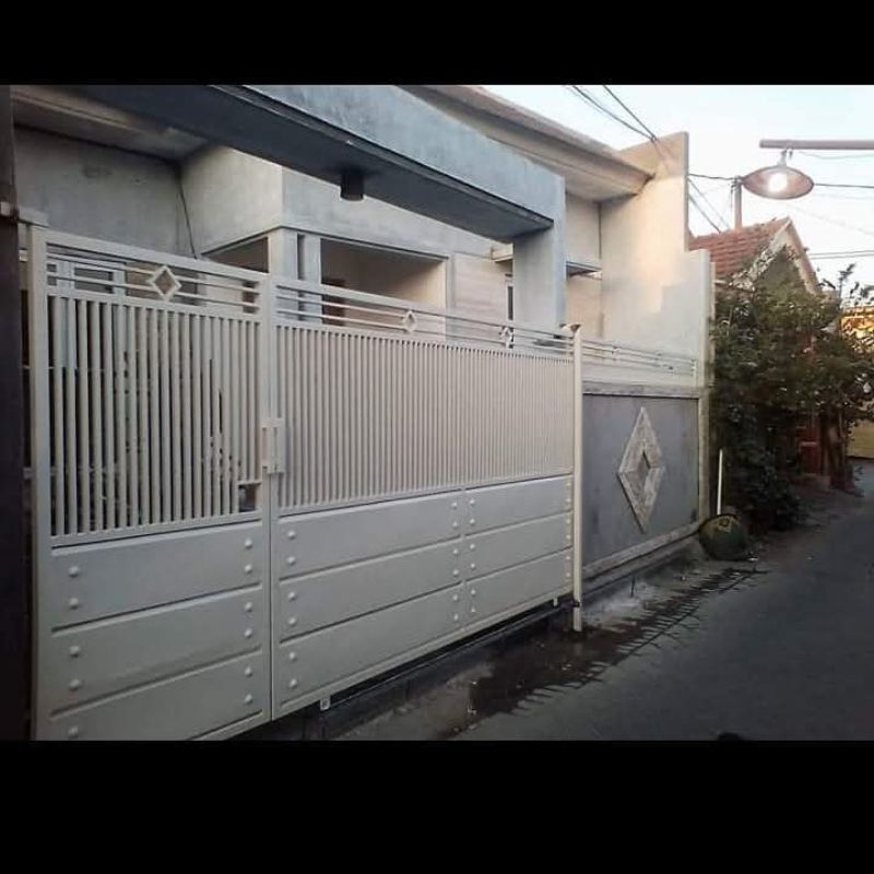 pagar minimalis besi holo