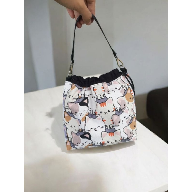 HAIVA tas serut mini / tas serut kecil / tas kecil / tas kecil muat banyak / tas kecil buat pergi