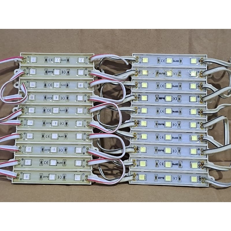 Lampu Led Strip ( Lampu Kolong ) 3 Mata Led Dc 12 Volt * Promo *