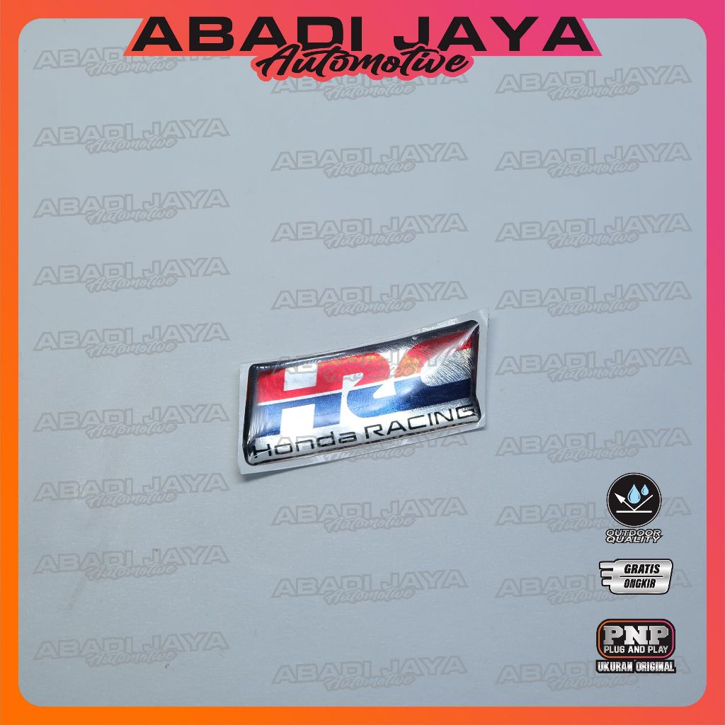 emblem timbul HRC / sticker timbul hrc / sticker 3d hrc