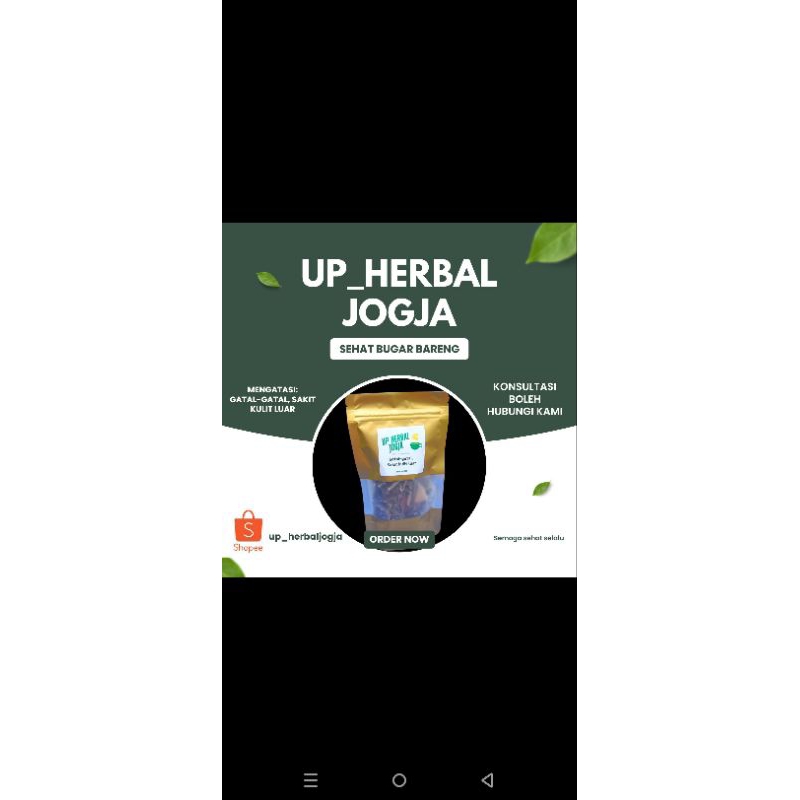 

herbal mengobati gatal-gatal dan dakit kulit luar