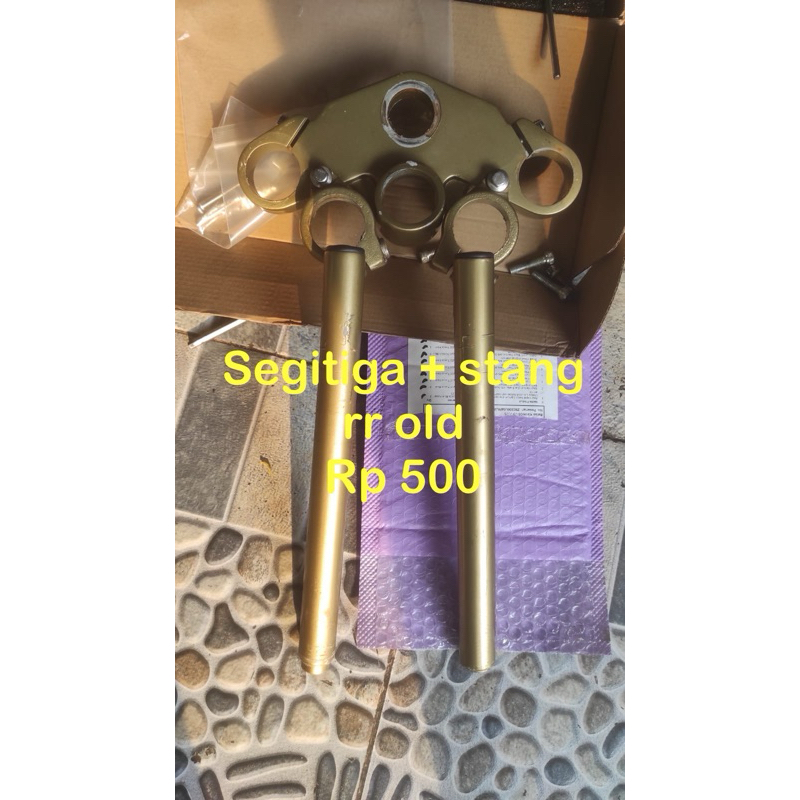 segitiga + stang rr old/new original ninja