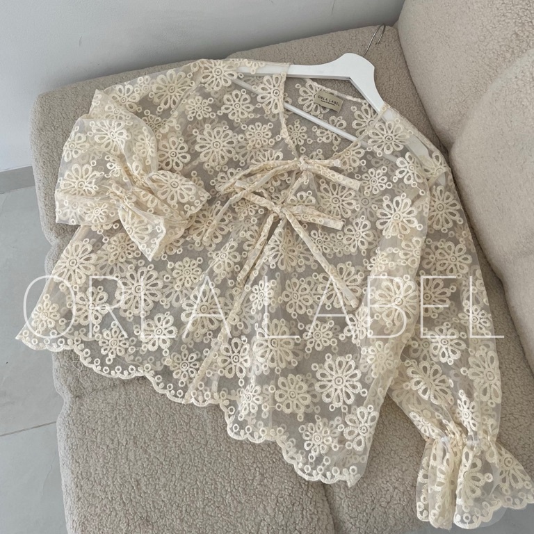 55 Best Seller READYSTOCK Yesya lace outer  baju kondangan  outfit piknik  baju lebaran