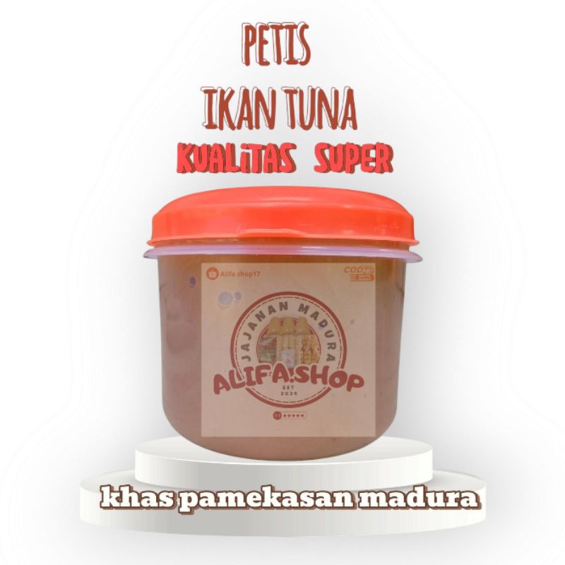 

petis ikan tuna 1 kg kemasan toples kualitas super khas madura free bubble wrap