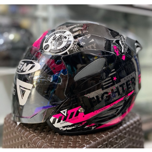 Helm GM Fighter Motif Keren Original