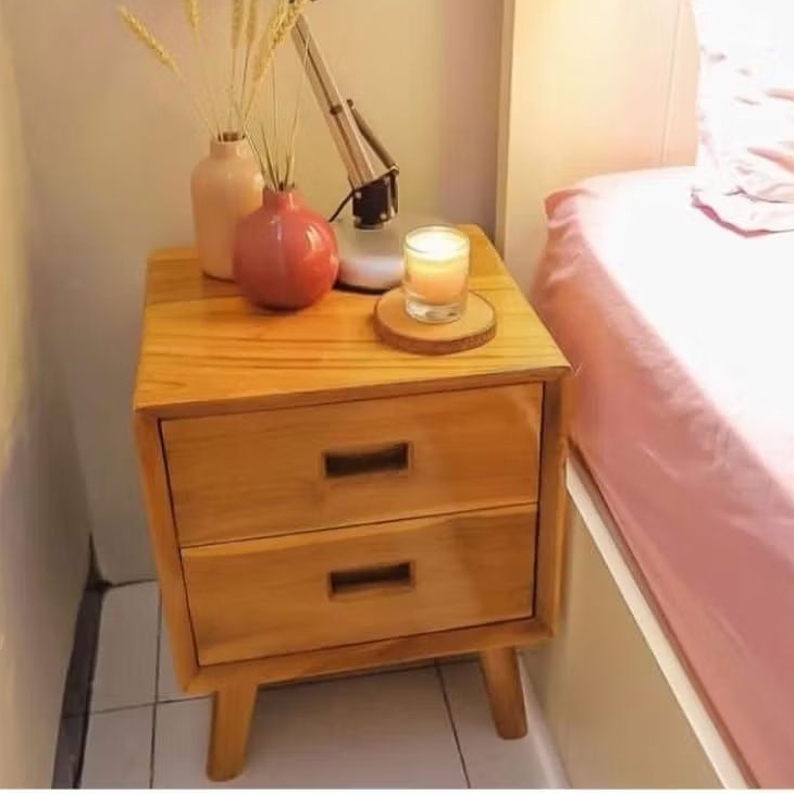 Meja Nakas Jati/Nakas Minimalis Jati/Meja Serbaguna/Nakas Minimalis Kayu Jati Solid