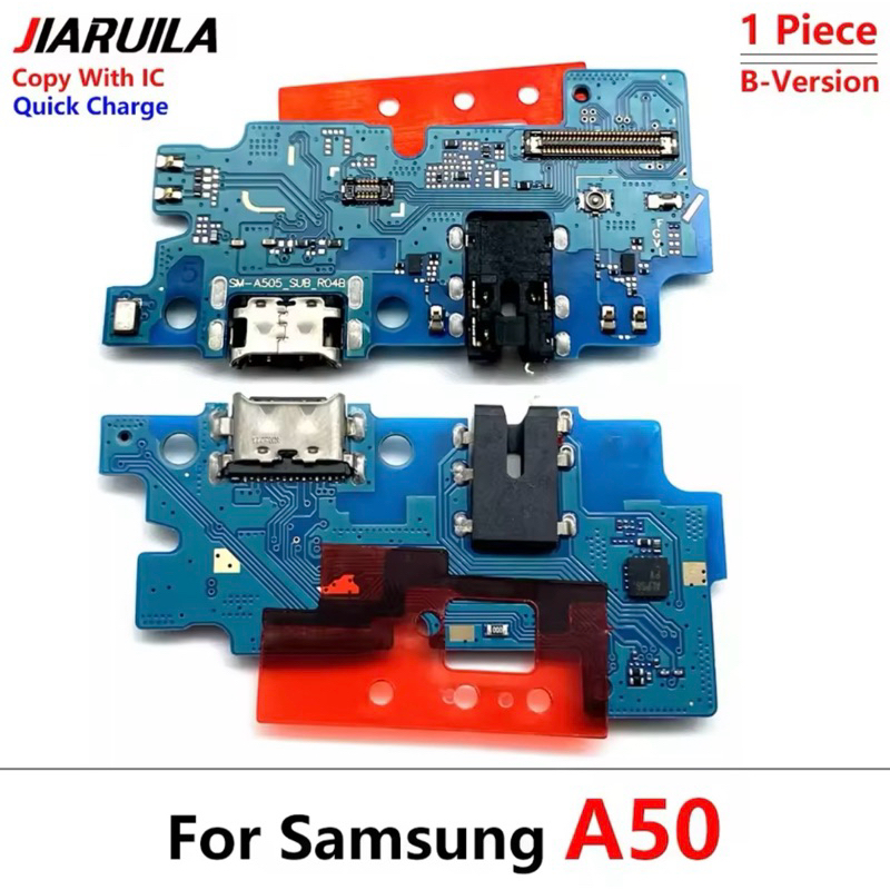 CONNECTOR CHARGER SAMSUNG A50 ORI PAPAN CAS PCB BOARD SAMSUNG A50 A505F ORIGINAL