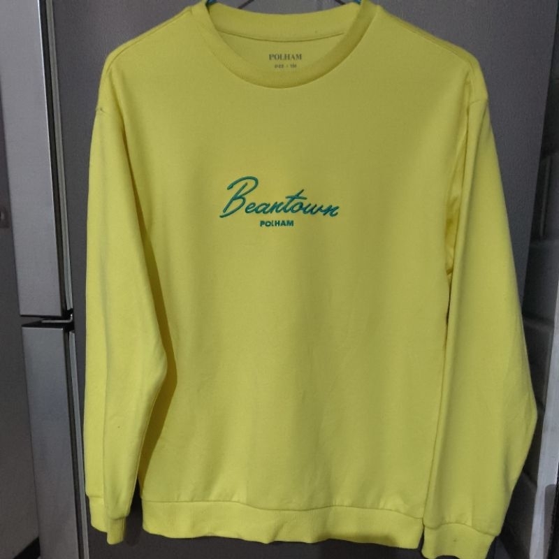 atasan crewneck Polham usia 10-14 tahun preloved