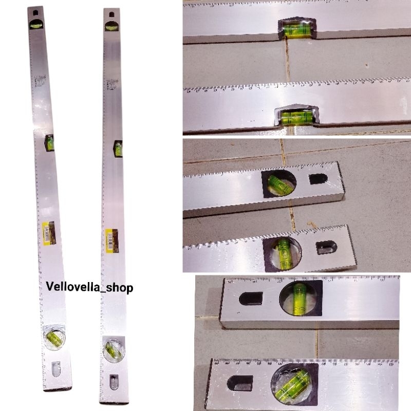 Penggaris Waterpass Magnet 40"(100cm) Alumunium /  Waterpas Magnet Panjang 1 meter