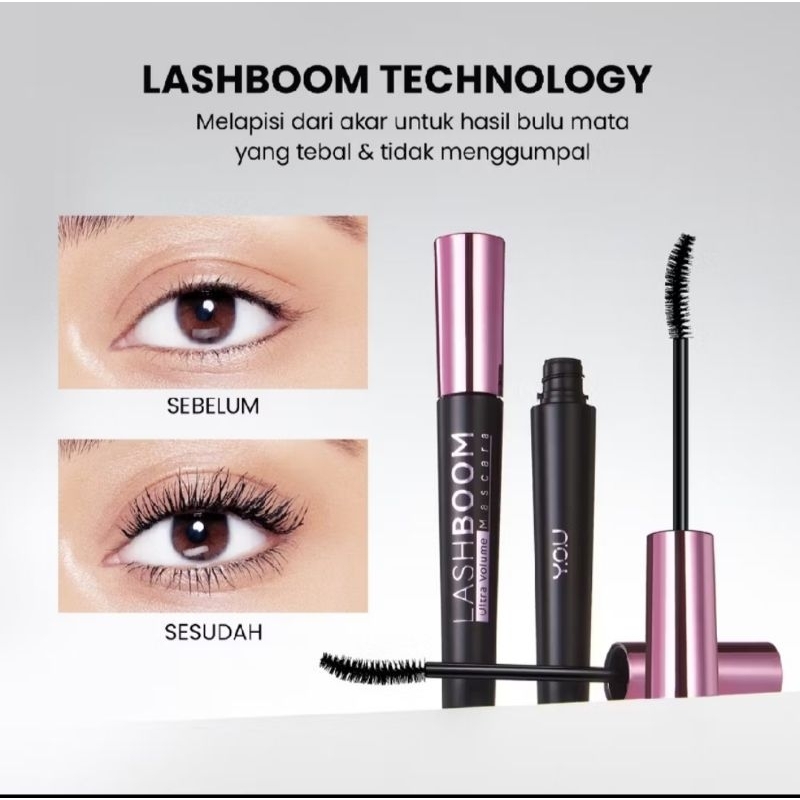 YOU MASKARA LASHBOOM WATERPROOF 8gr