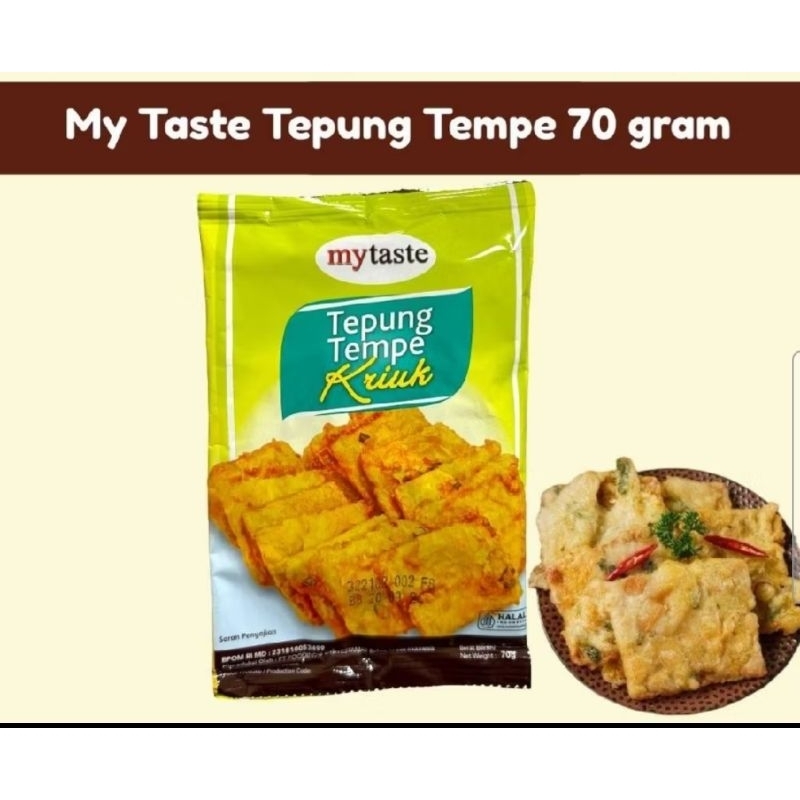 

[MY TASTE] TEPUNG TEMPE KRIUK 70 GRAM