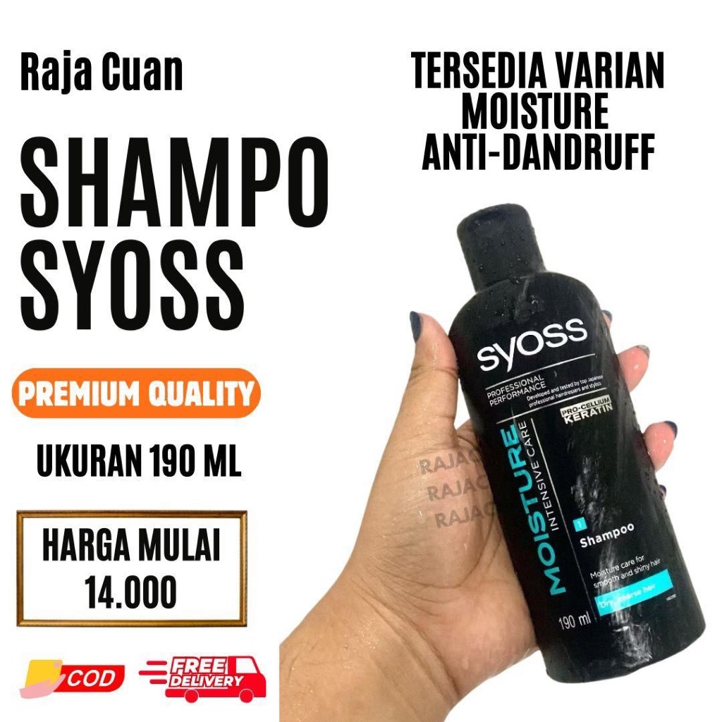 SHAMPO SYOSS SHAMPO SALON ANTI KETOMBE ANTI KUSUT MELEMBAPKAN RAMBUT