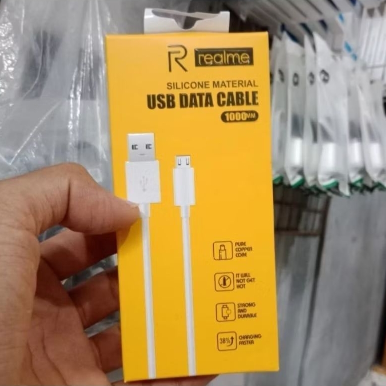 KABEL DATA REALME 5 / REALME 5i MICRO USB CABLE CARGER CASAN ORIGINAL