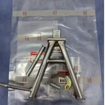 Standar tengah chrome dua 2 set rx king rxk rxking original