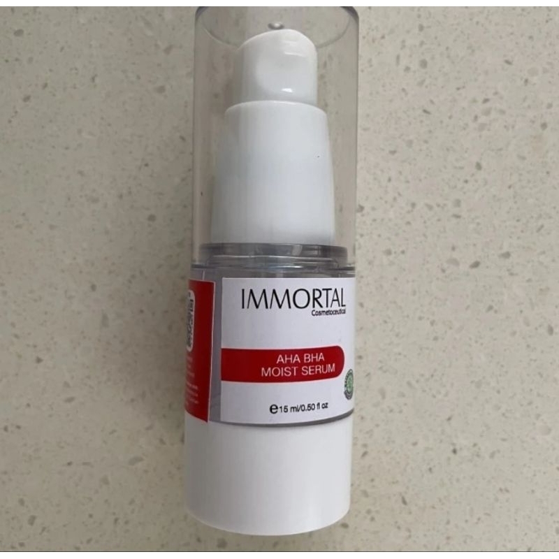 Immortal AHA BHA Moist Serum - pencerah pelembab Anti Aging - exfoliating / exfolian - BPOM