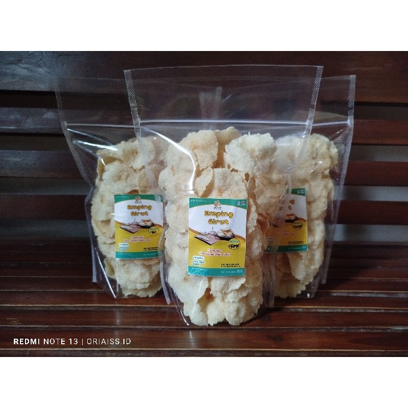 

❣ORIAISS❣ (150 gr)Emping Girut Mateng Premium RASA ORIGINAL (100% Non MSG, Rendah Kalori) Terbuat Dari Umbi GIRUT Pilihan