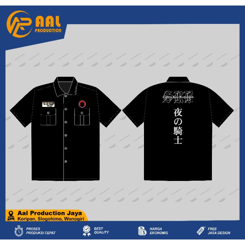 KEMEJA CUSTOM SAMURAI RIDER BROTHERHOOD