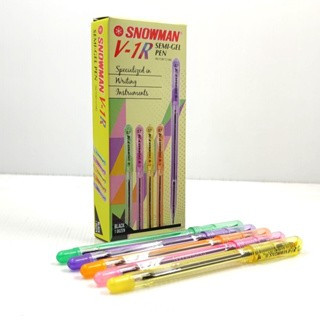 

Bolpen snowman V-1R - 1 lusin