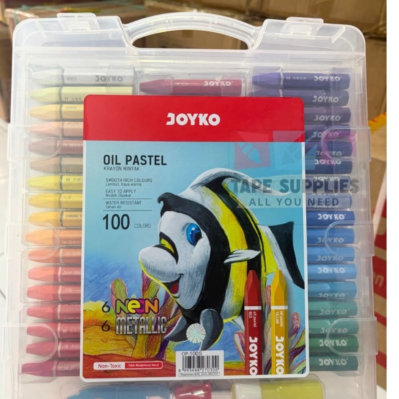 

RB Joyko Oil Pastel Crayon 100 Colours Krayon Minyak Warna
