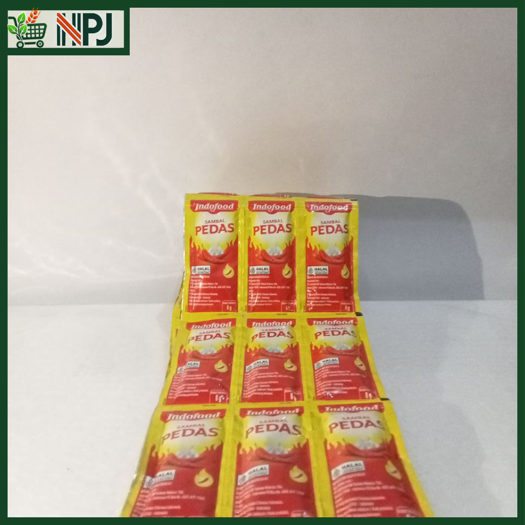 

Sambal Pedas Indofood 8g – Renceng Isi 36 Sachet – Sambal Sachet Praktis