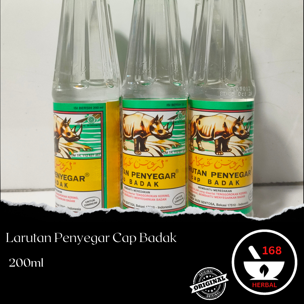 

Sinde Cap Badak Larutan Penyegar 200 ml