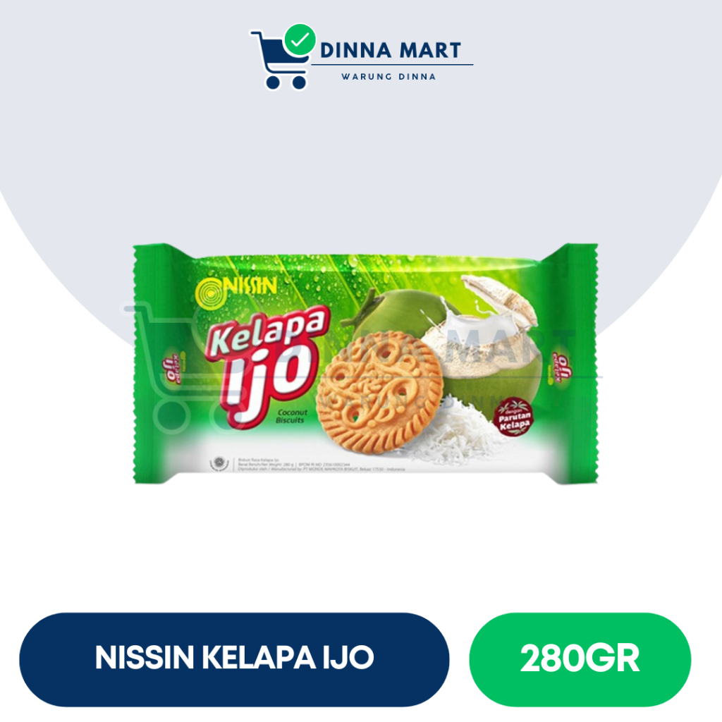 

Biskuit Nissin Kelapa Ijo 280gr – Camilan Gurih dan Manis