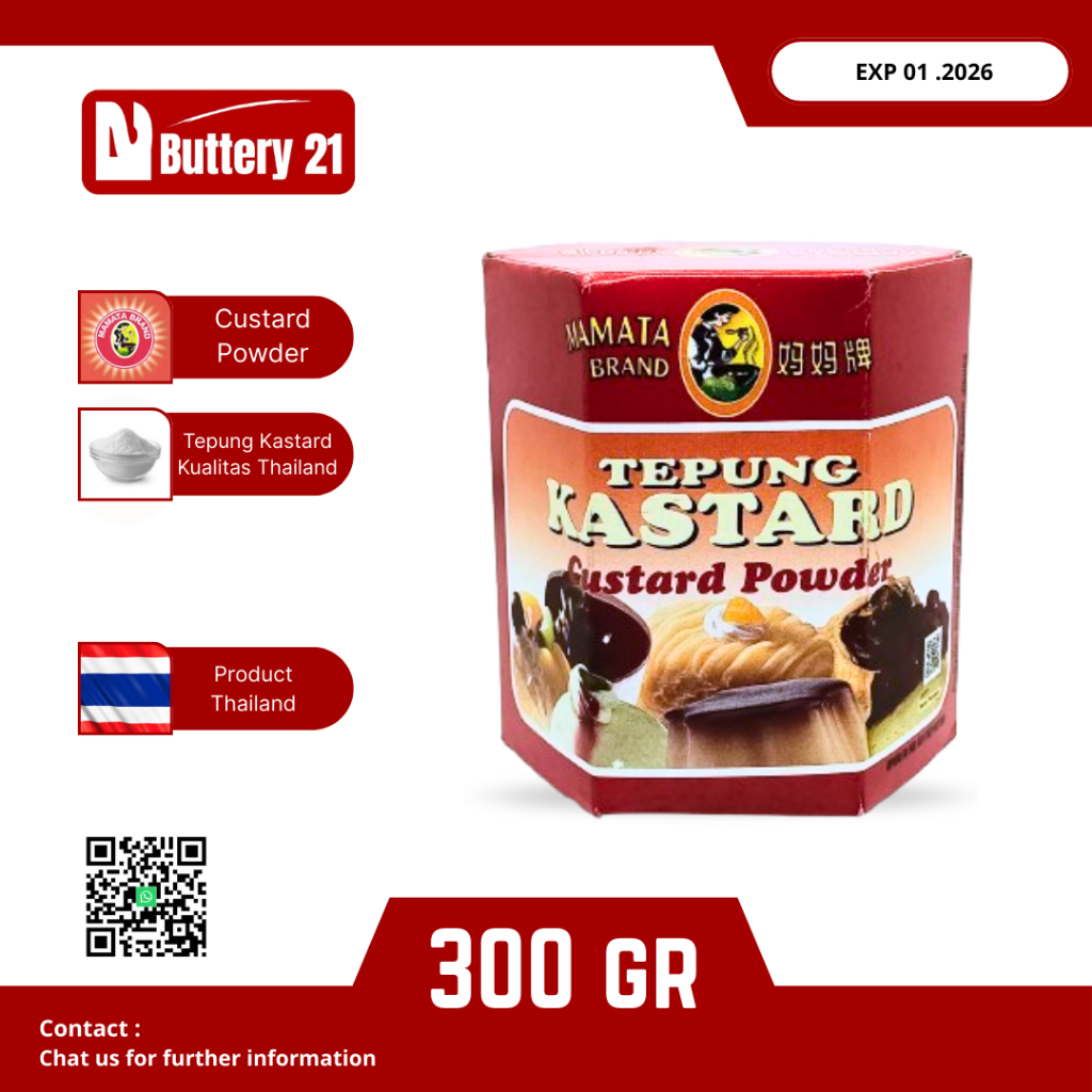 

MAMATA CUSTARD POWDER 300 GR/TEPUNG KASTARD/MAMATA KASTARD