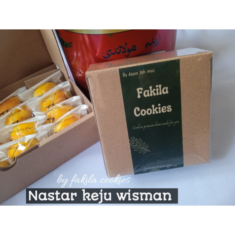 

Nastar premium wijsman toping keju isi 8 pcs