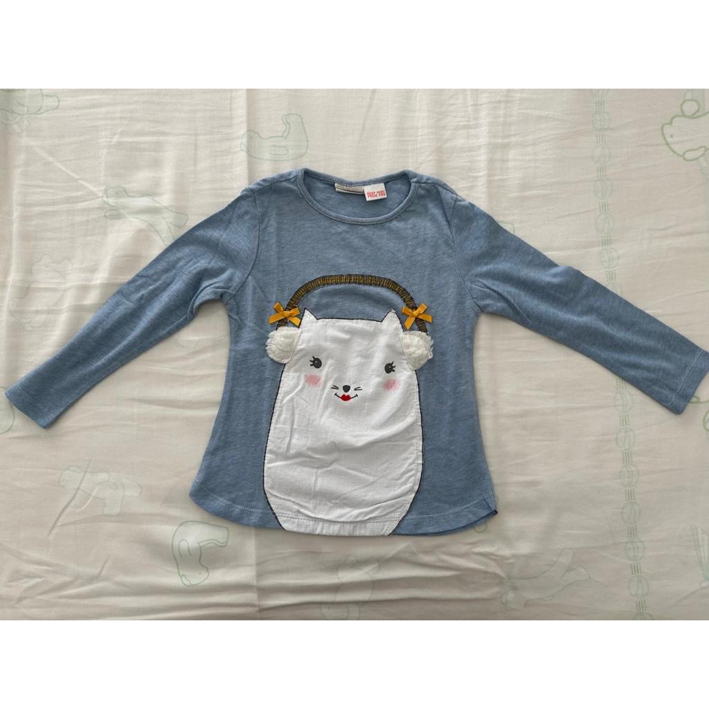 Kaus Tangan Panjang ZARA - Blue Bunny