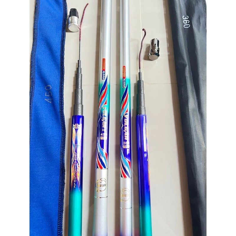 Joran Tegek Daihan VULGAR II Carbon Kaku Ringan 360 450 Cm