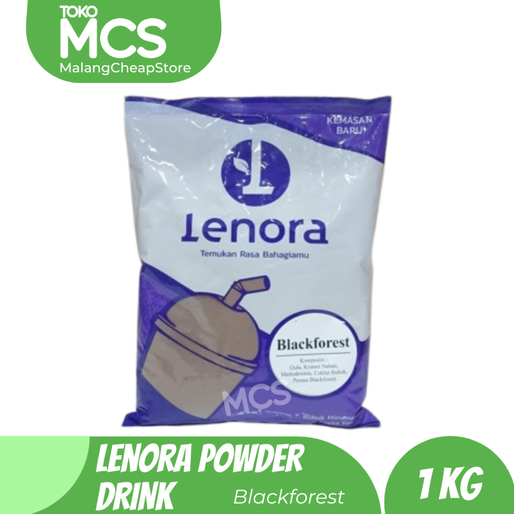 

LENORA bubuk minuman rasa BLACKFOREST 1kg