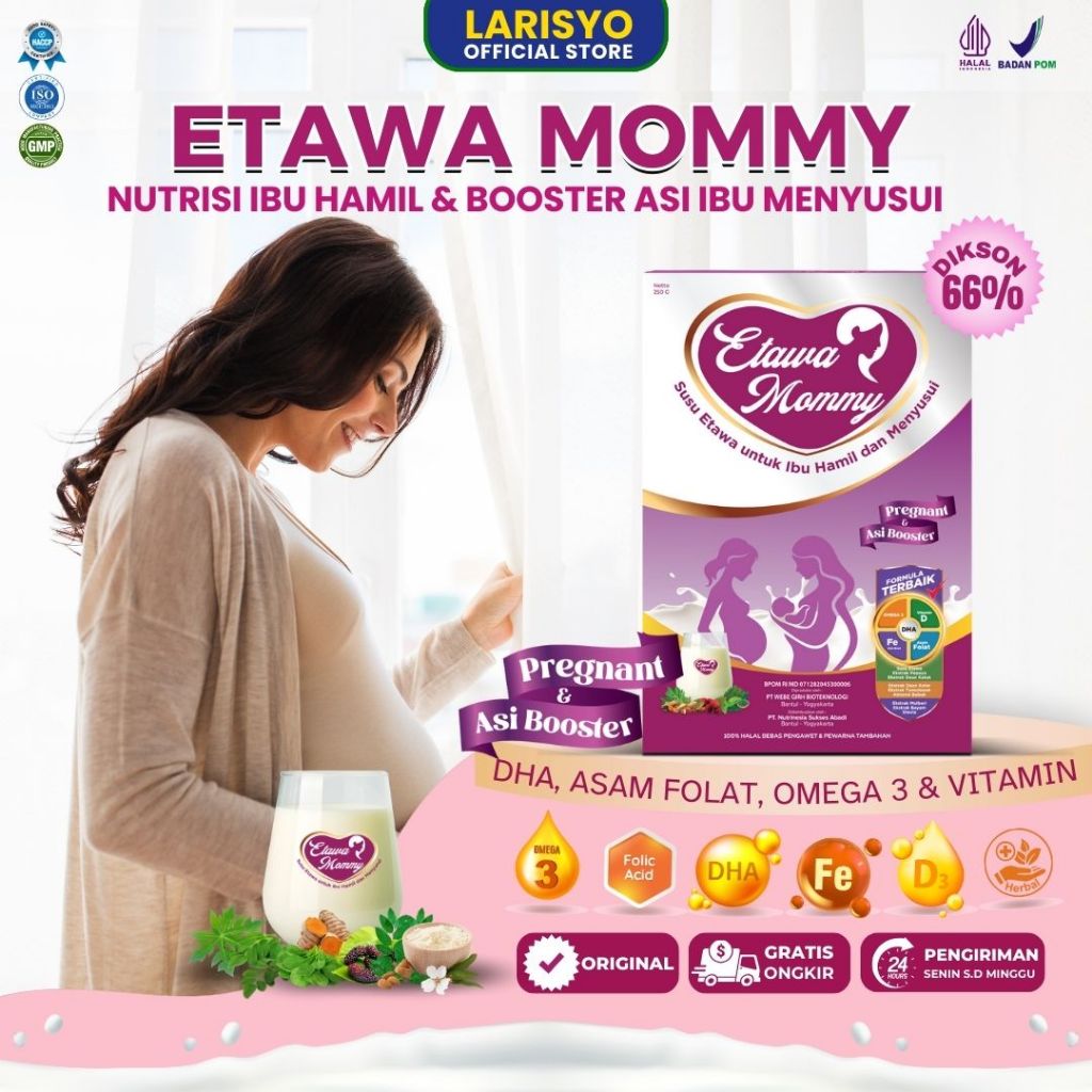 

Susu Vitamin DHA & Asam Folat untuk Ibu Menyusui Etawamommy Paket … Box