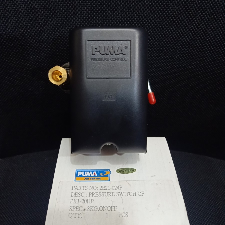 Pressure switch kompresor  PUMA Type PK1-20hp range 10kg port 1/4 inch original