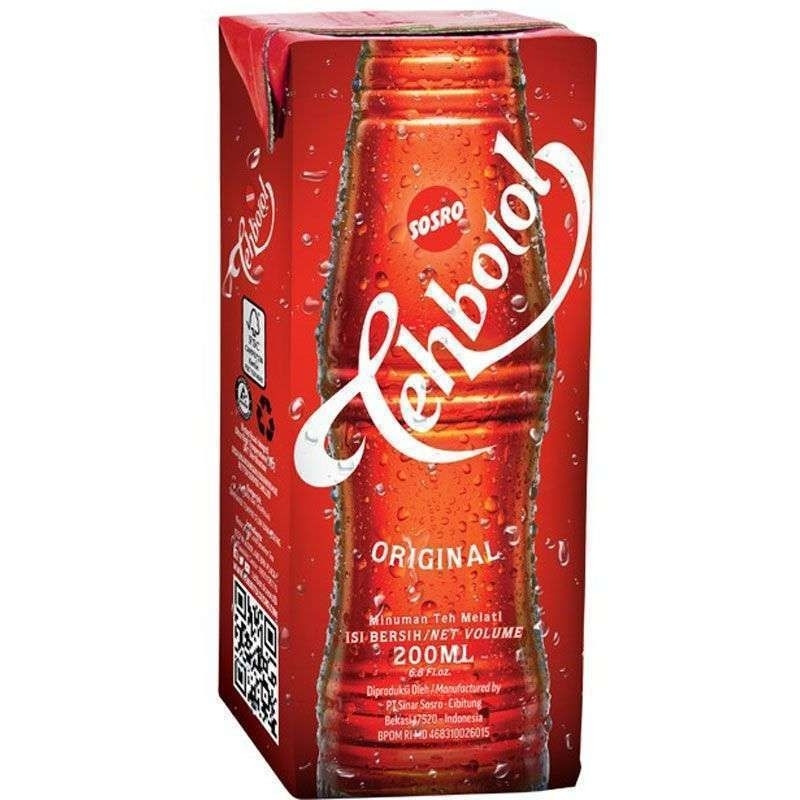 

TEH BOTOL SOSRO KOTAK Ukuran 200 ml x 24 Pcs Exp aman